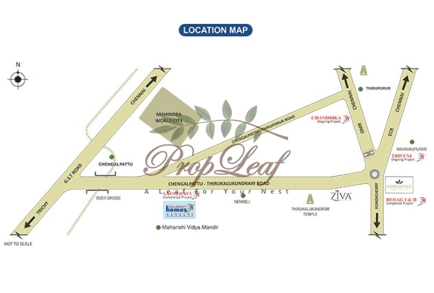 Arun Excello Sanjani Location Map